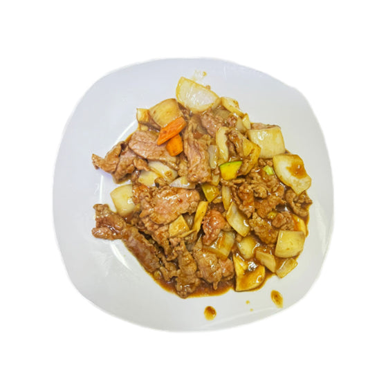 ternera con salsa de ostras