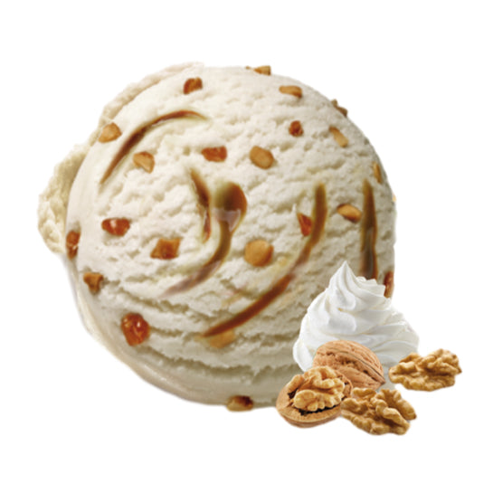 helados con nata y con nueces