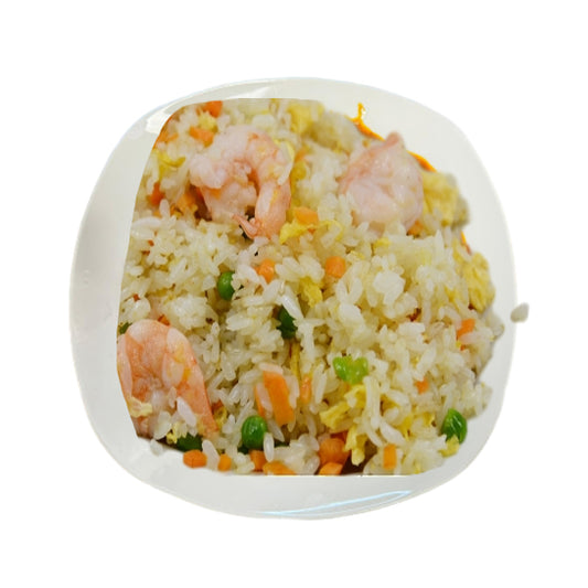 arroz frito con gambas1/2