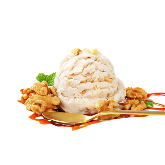 helado con nueces